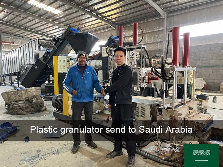 Plastic Film Granulating Line Shipped To Saudi Arabia