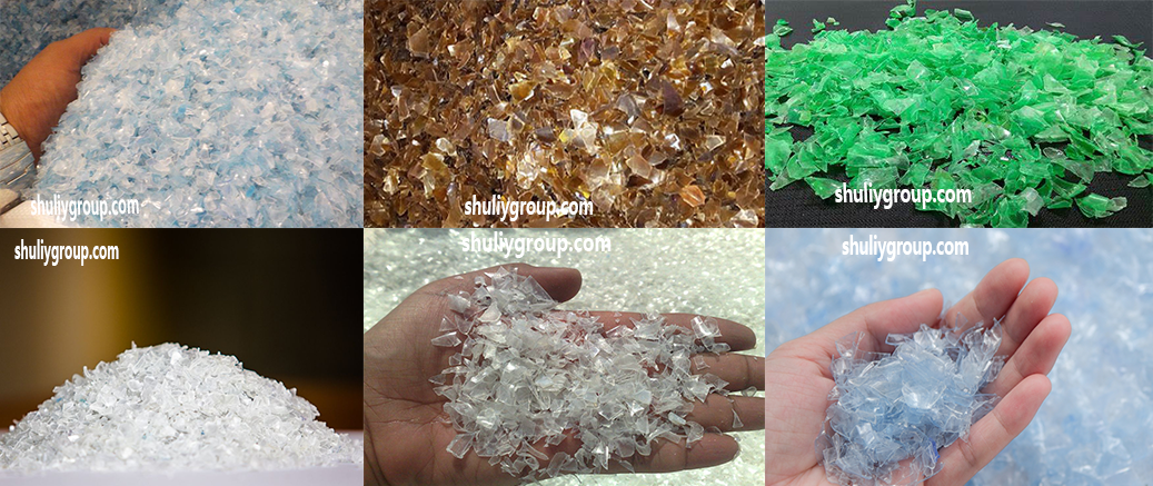 Clean plastic flakes