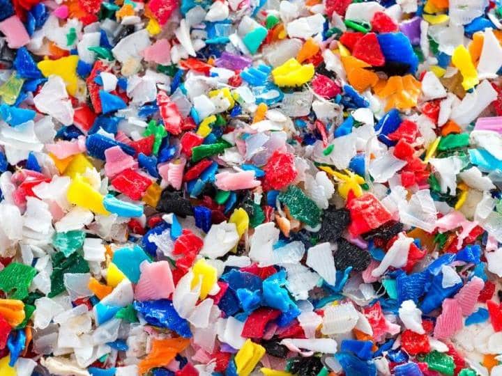 plastic flakes,different colors